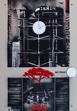 Peinture, Jour de congé N°8 - MA50, Michelle Auboiron