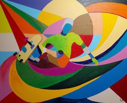 Gemälde, Skate, Stéphane Cantin