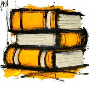 Gemälde, Les livres jaunes, David Jamin