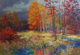 Painting, Autumn forest, Boris Serdyuk
