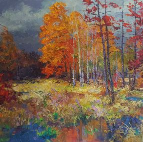 Gemälde, Autumn forest, Boris Serdyuk