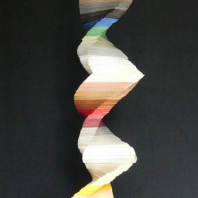 Sculpture, sm122 . 25 nuances de gris et autres couleurs ., Jean-Paul Boyer