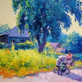 Gemälde, Morning, Boris Serdyuk