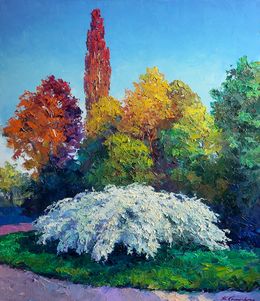 Painting, Spirea Wangutta Bride, Boris Serdyuk