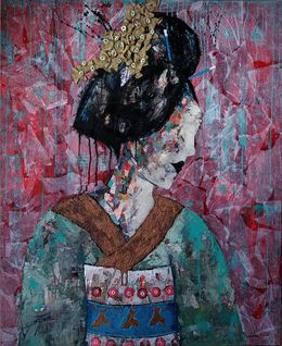 Gemälde, Serie geisha 00095, Josep Pozo