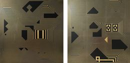 Painting, Untitled 10 and 9, Diptych, Francisco Larios