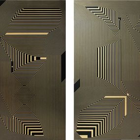 Painting, Untitled 7 and 2, Diptych, Francisco Larios