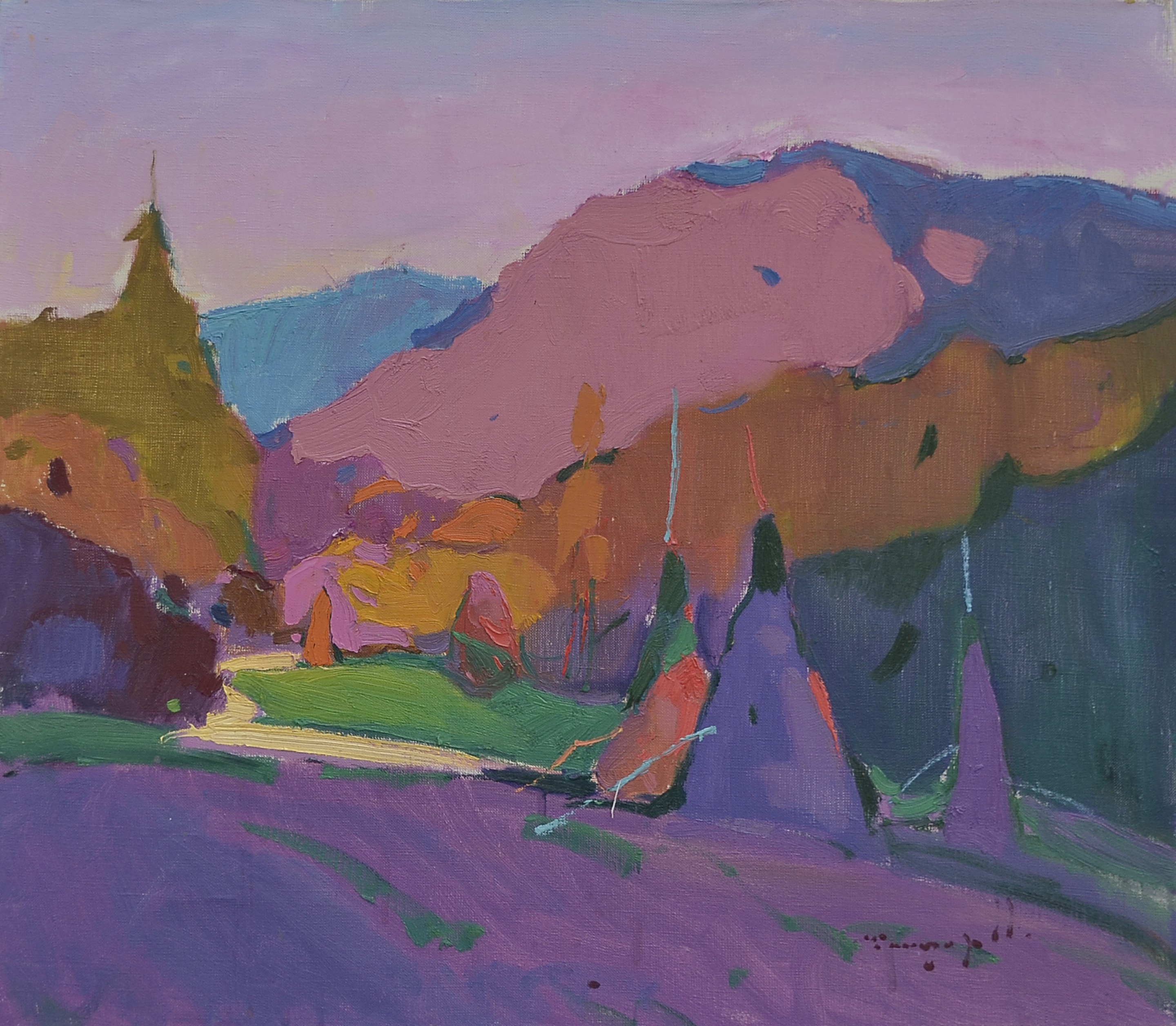 Alexander Shandor, Autumn Evening Alexander Shandor, Autumn Evening