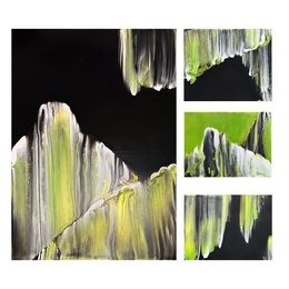 Peinture, Air Castle, quadriptych, Uliana Sal