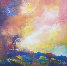 Peinture, Viewing The Sun 1, Paul Akiiki