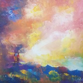 Gemälde, Viewing The Sun 1, Paul Akiiki