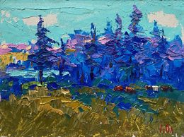 Gemälde, Blue distance, Ivanyuk Oleksiy