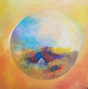 Gemälde, Viewing The Sun 13, Paul Akiiki