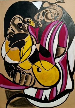 Gemälde, Saxophoniste, Pascal Astier