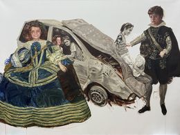 Painting, The Little Princess and Little Prince, Su Yu
