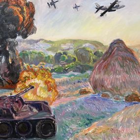 Painting, Tank War, Su Yu