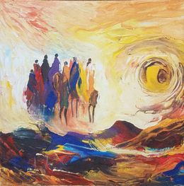 Peinture, Viewing The Sun 7, Paul Akiiki