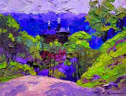 Painting, Mountain motif, Boris Serdyuk