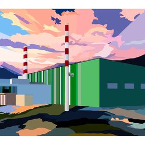 Drucke, Sorting center & Sunset, Marion Sagon