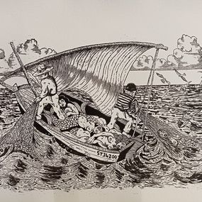 Drucke, Pêche à la sirène, Karl Gietl