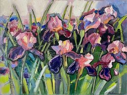 Painting, Irises, Mykola Bodnar