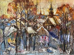 Peinture, Village, Mykola Bodnar