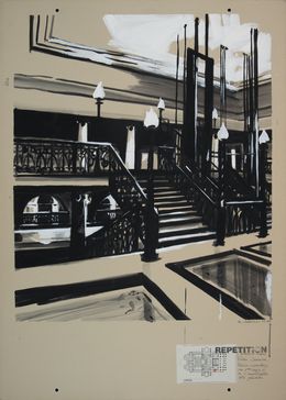Painting, Opéra-Répétition N°4 - MA54, Michelle Auboiron