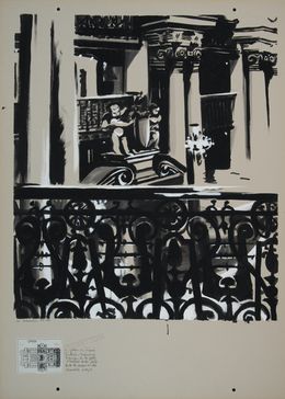 Painting, Opéra-Répétition N°12 - MA55, Michelle Auboiron