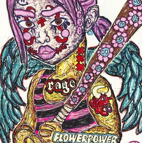 Print, Rage Flower Power, Lieuwe van Gogh