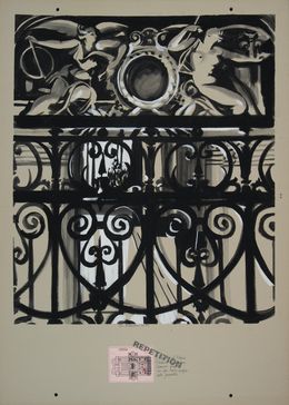 Painting, Opéra-Répétition N°19 - MA58, Michelle Auboiron
