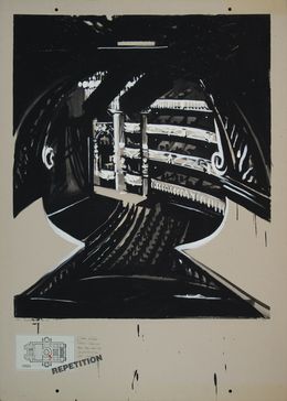 Painting, Opéra-Répétition N°30 - MA62, Michelle Auboiron