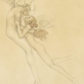 Print, The Secret in the Stars, Michael Parkes