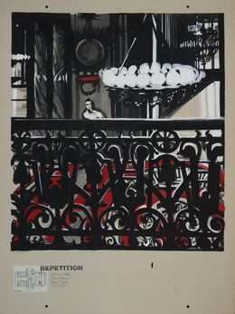 Painting, Opéra-Répétition N°44 - MA66, Michelle Auboiron