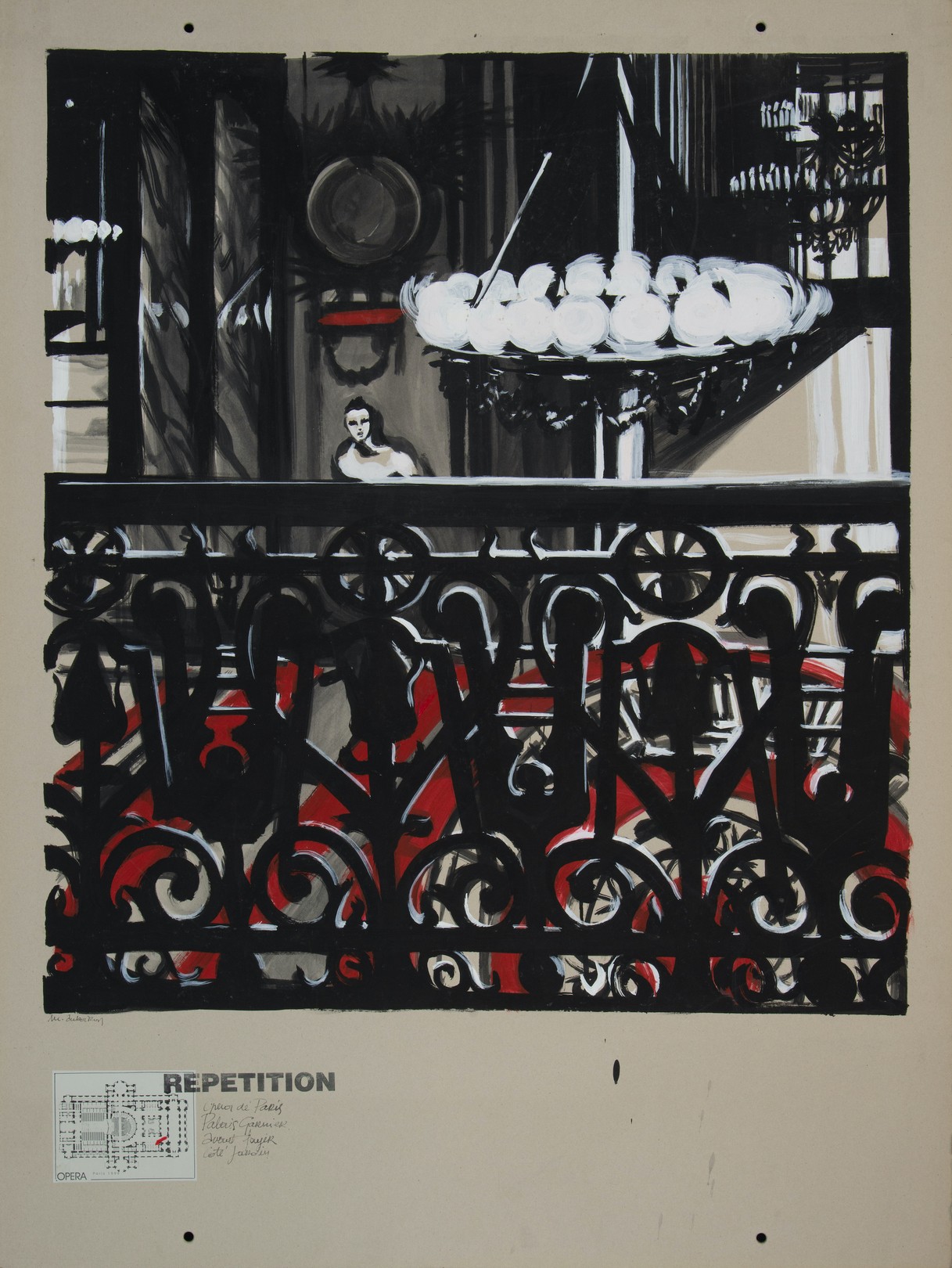 Michelle Auboiron, Opéra-Répétition N°44 - MA66 Michelle Auboiron, Opéra-Répétition N°44 - MA66