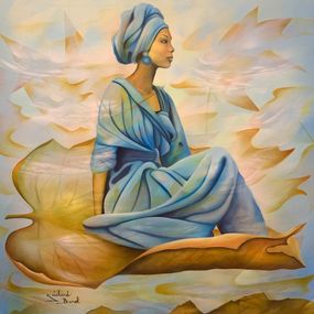 Peinture, Sur le tapis du vent, Jeannette Guichard-Bunel