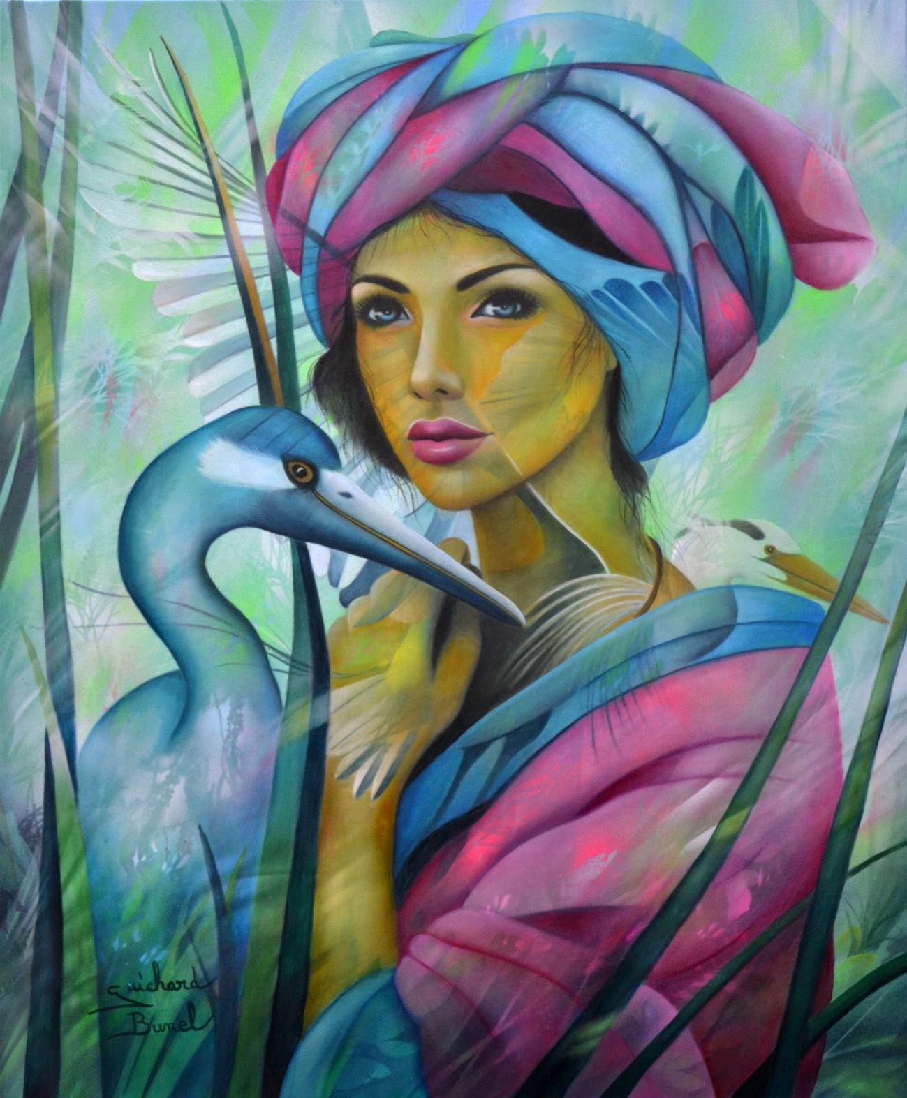 Jeannette Guichard-Bunel, Au milieu des roseaux Jeannette Guichard-Bunel, Au milieu des roseaux