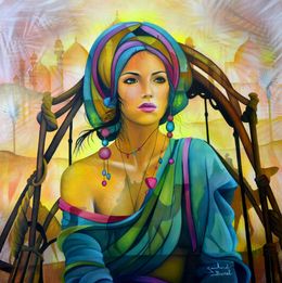 Painting, Et nous partons, allez, viens, Jeannette Guichard-Bunel