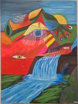 Painting, Stepfather Glances, Ka