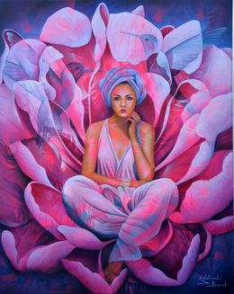 Painting, Amour discret, Jeannette Guichard-Bunel