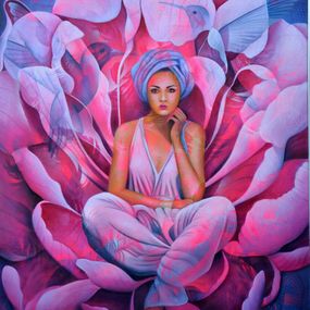 Peinture, Amour discret, Jeannette Guichard-Bunel