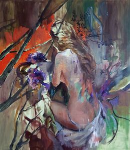 Painting, The model, Liviu Mihai