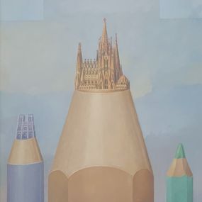 Peinture, Three Graces (Sagrada Familia, Notre Dame), Zbigniew Wozniak