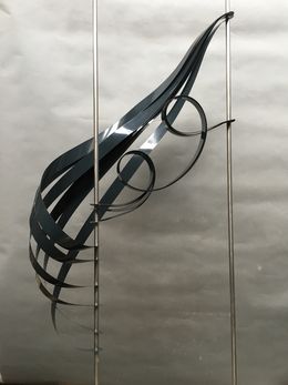 Sculpture, Sm 770 . Entrelacs d'acier 1, Jean-Paul Boyer