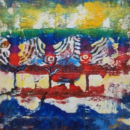 Peinture, Viewing The Sun 8, Paul Akiiki