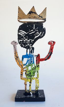 Sculpture, The king Basquiat, Spaco