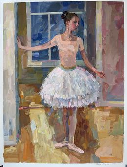 Painting, Charlotte as a ballerina, Nadezda Stupina