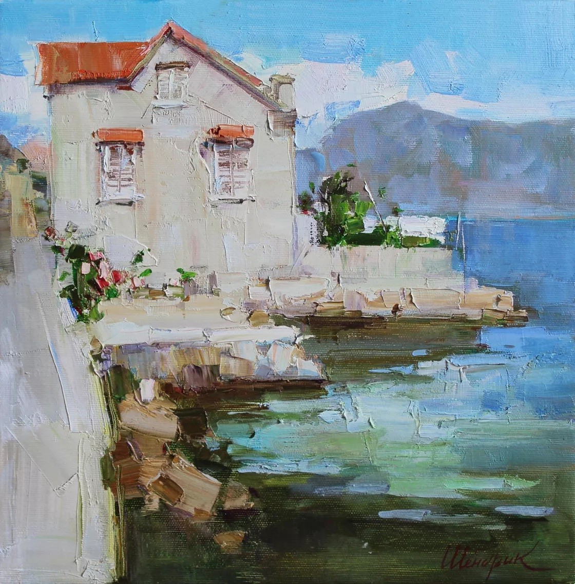 Tetiana Shendryk, House in the Kotor Bay Tetiana Shendryk, House in the Kotor Bay