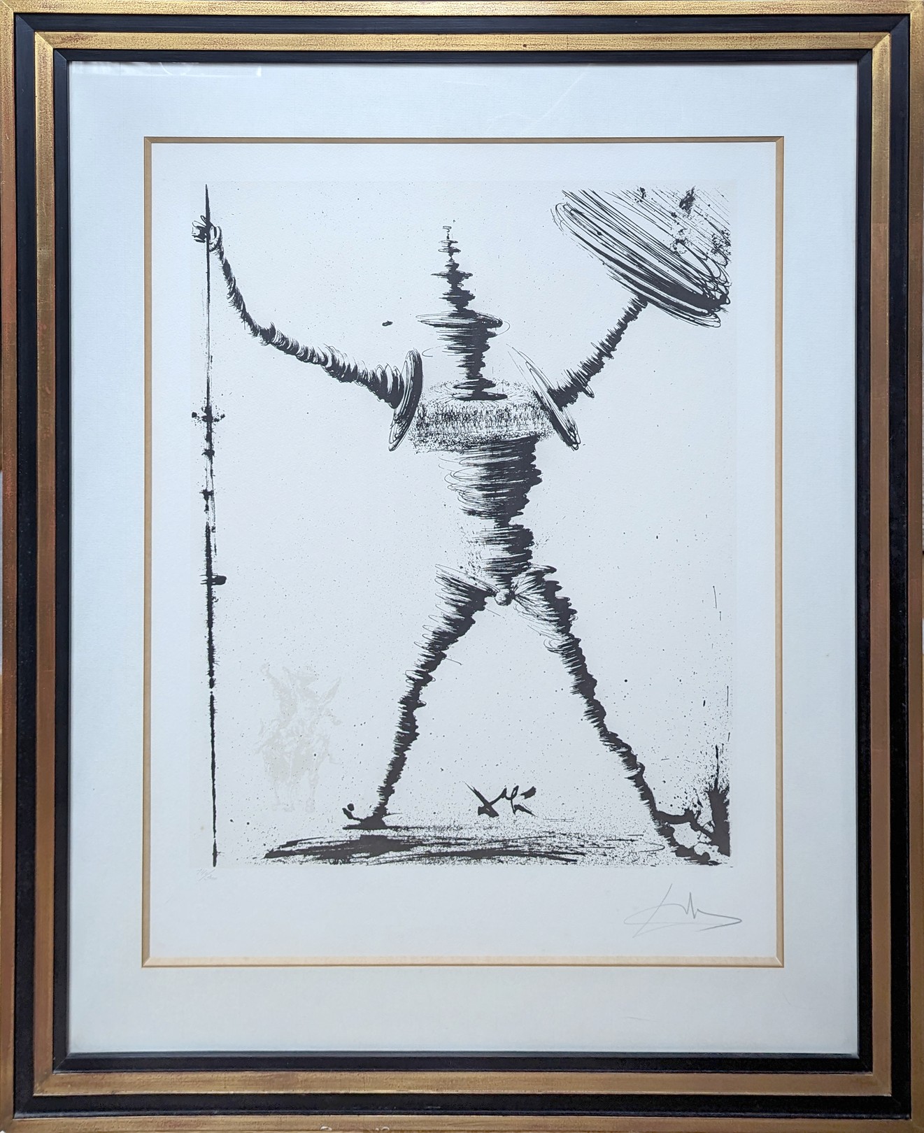 Salvador Dali, Don Quichotte de la Mancha Salvador Dali, Don Quichotte de la Mancha