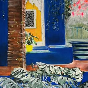 Peinture, Jardin de Majorelle (2), Charlotte Pivard