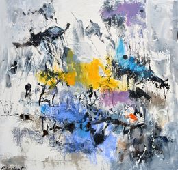 Painting, The fairy finally found the magical dew drops, Pol Ledent
